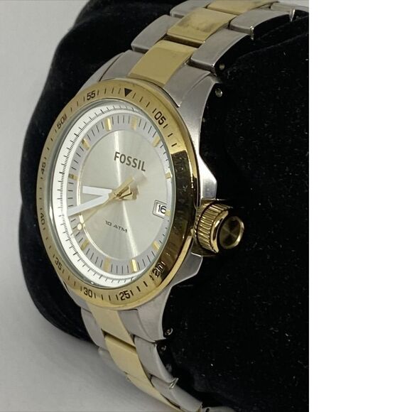 Fossil AM4372 Men's Stainless Steel Analog Dial Quartz Genuine Wrist Watch XR918 - Picture 4 of 12